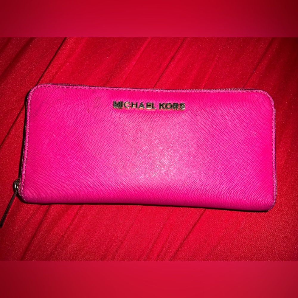 Pink Michael Kors Wallet
